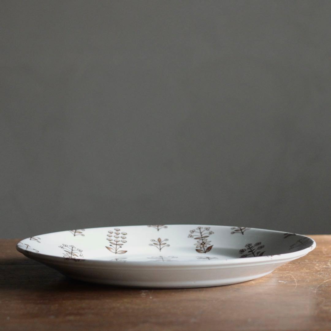 アラビア タペストリー プレート 大皿 古道具 アンティーク メインディッシュに