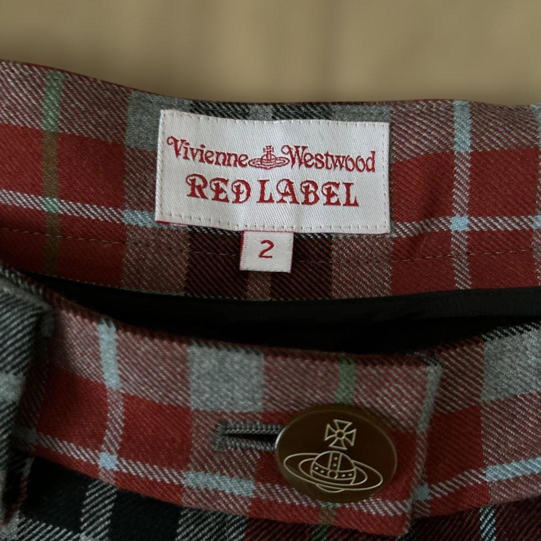 ヴィヴィアンウエストウッドチェック柄キュロット　サイズ2