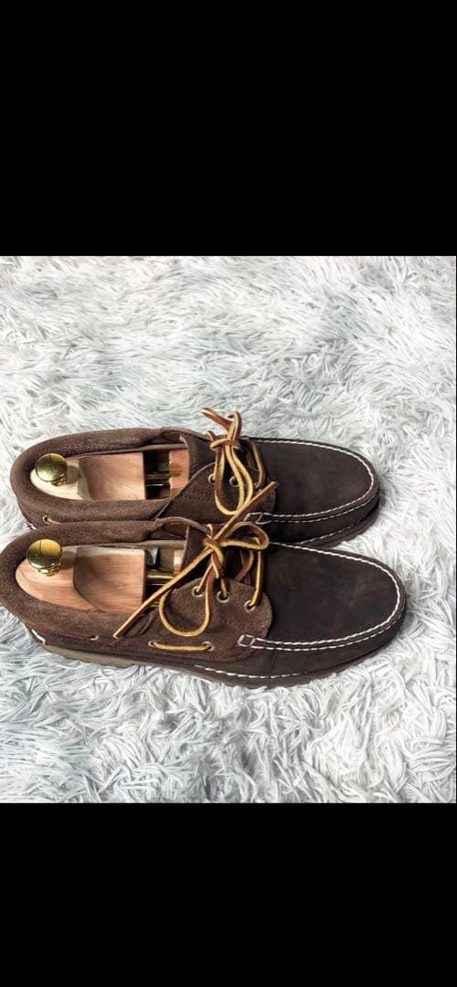 【美品】 ティンバーランド 3EYE スエード切替 デッキシューズ 26㎝