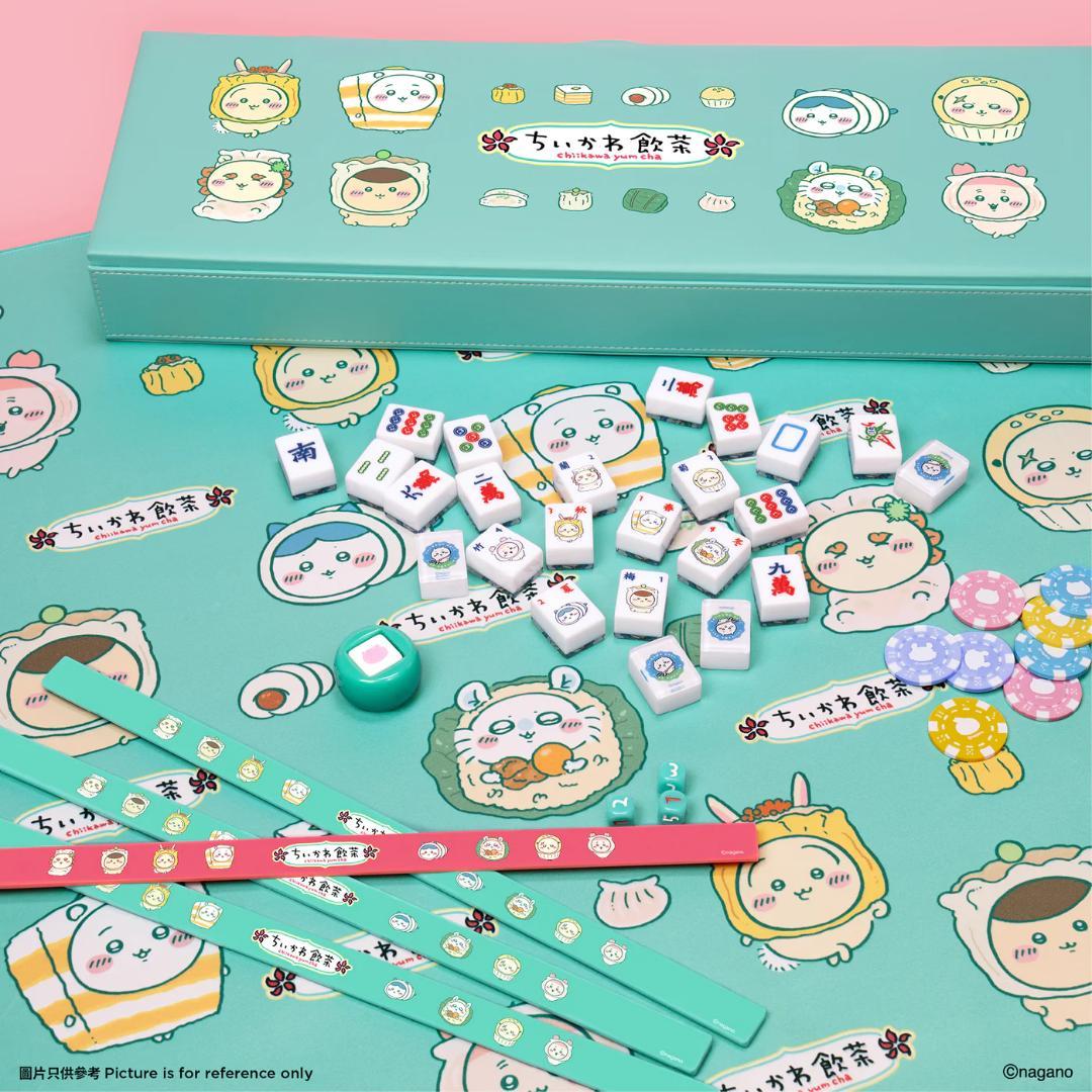 【会場完売品】 ちいかわ 香港 ちいかわ飲茶 麻雀 麻雀マット セット