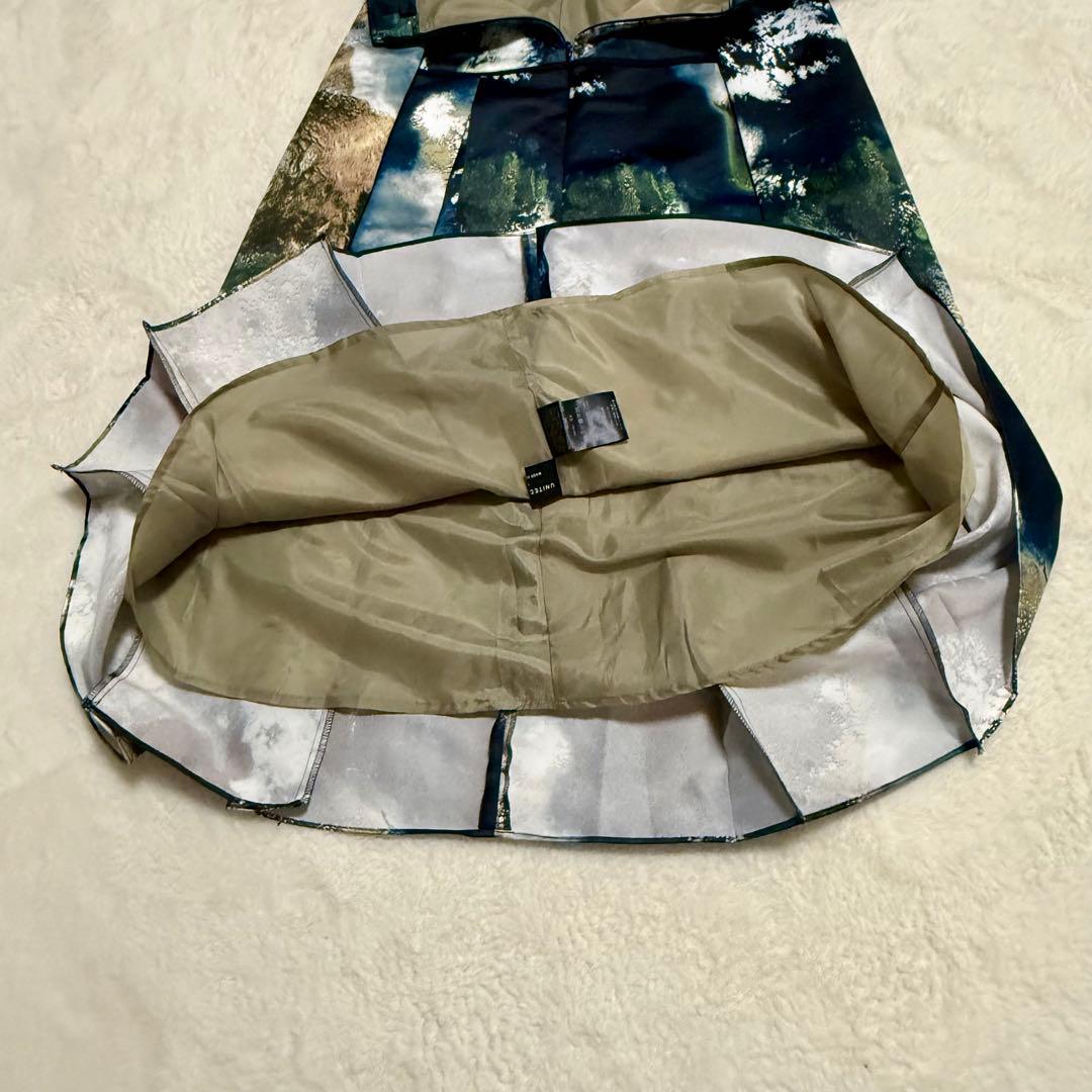 ユナイテッドトウキョウ　シーナリーアートフレアースカート サイズ1 ベルト