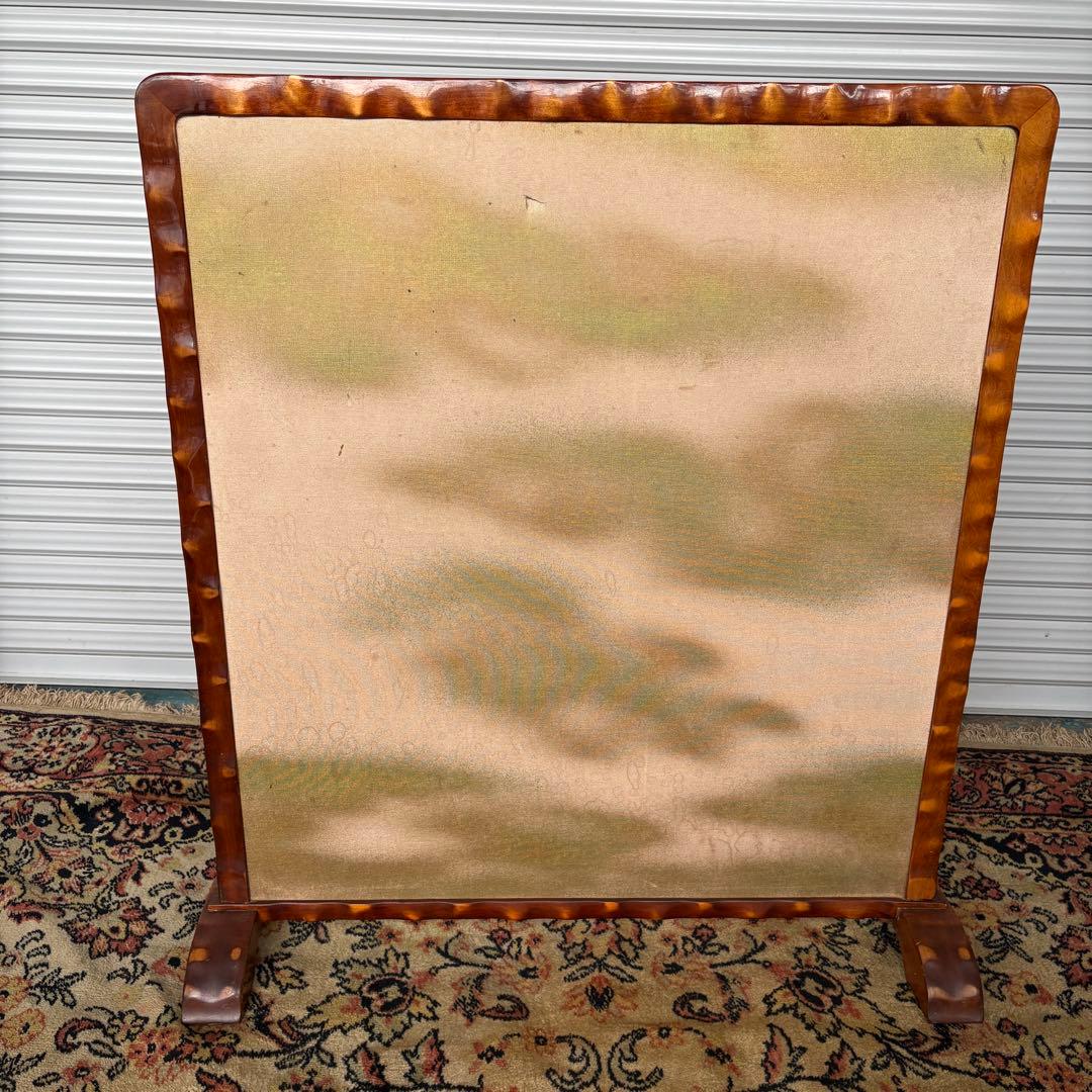 衝立ファイヤースクリーン昭木製レトロ間仕切りパーテーション