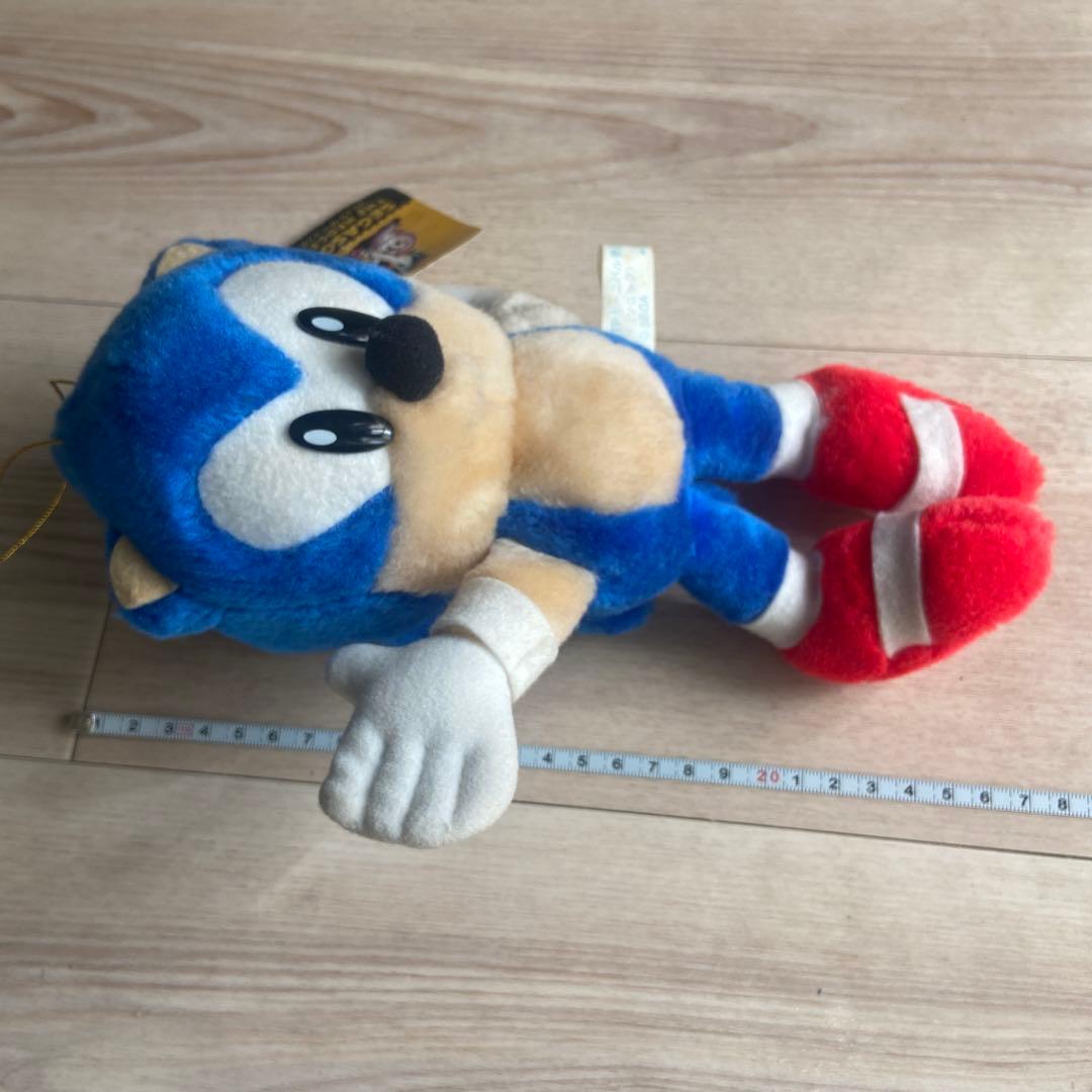 セガハイテクパーク景品　ソニック ぬいぐるみ SEGA 平成レトロ　非売品