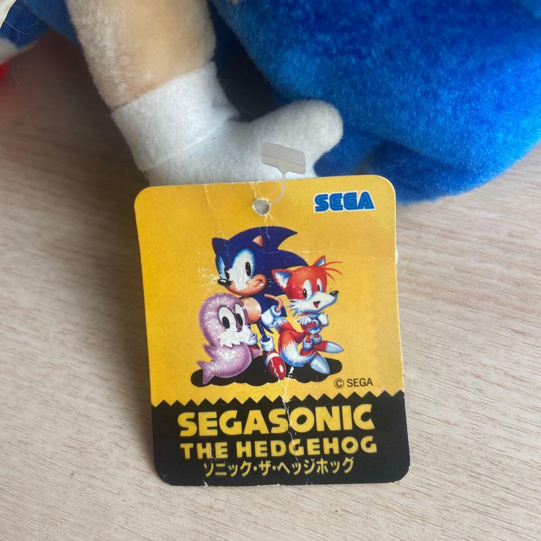 セガハイテクパーク景品　ソニック ぬいぐるみ SEGA 平成レトロ　非売品