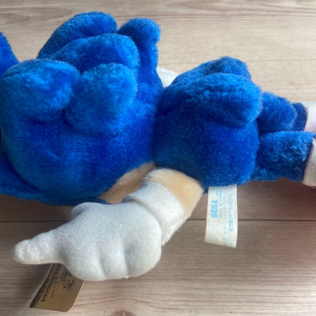 セガハイテクパーク景品　ソニック ぬいぐるみ SEGA 平成レトロ　非売品