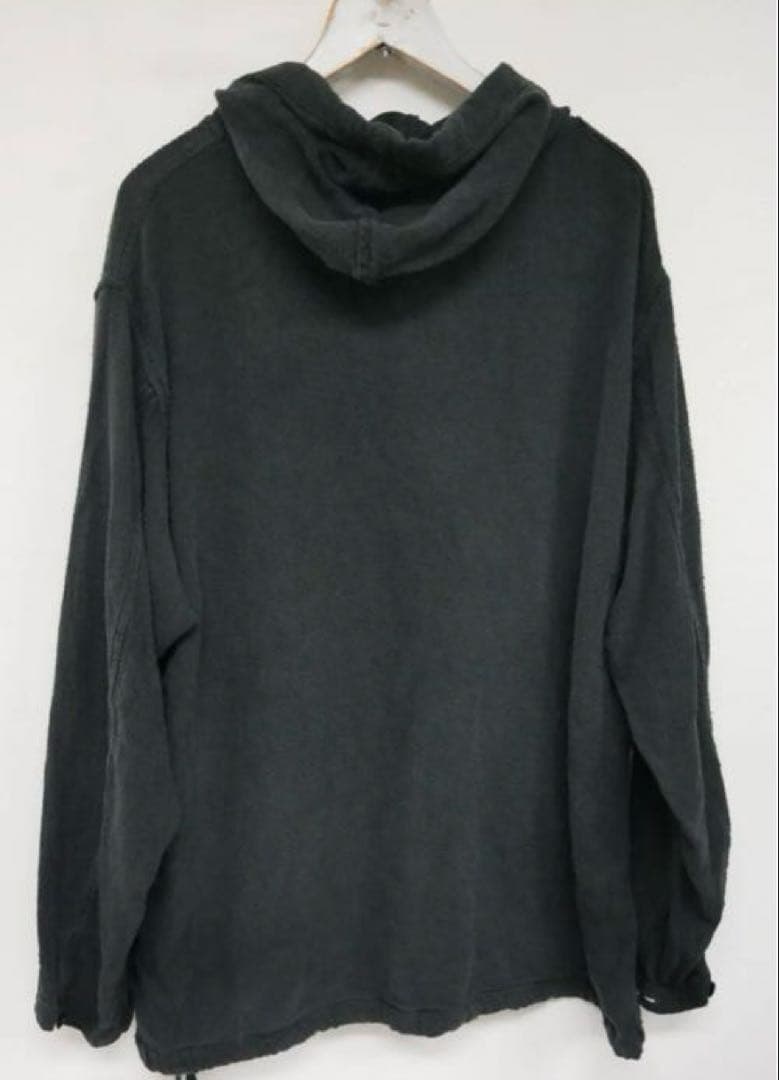 COMOLI シルクネップビエラパーカー　ブラック