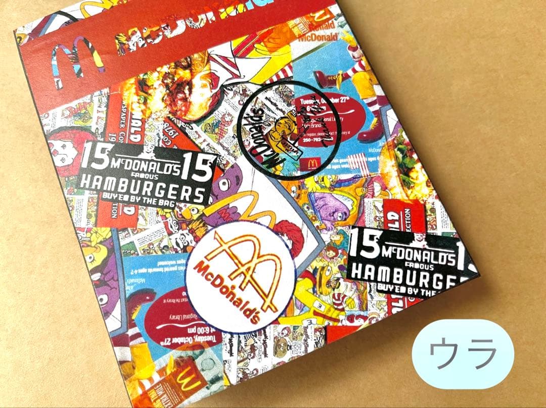 【craft book♡受注制作】McDonald's Design +シール付
