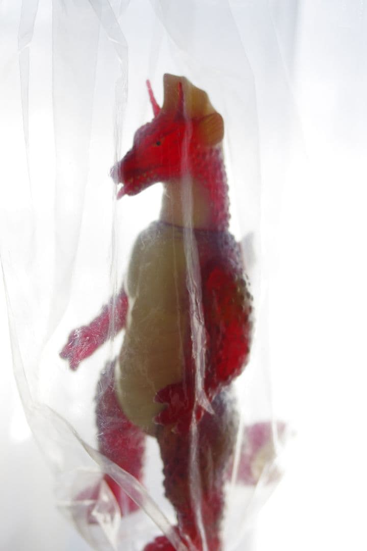 マルサン チタノザウルス クリヤー 未開封 おまけのメカゴジラ