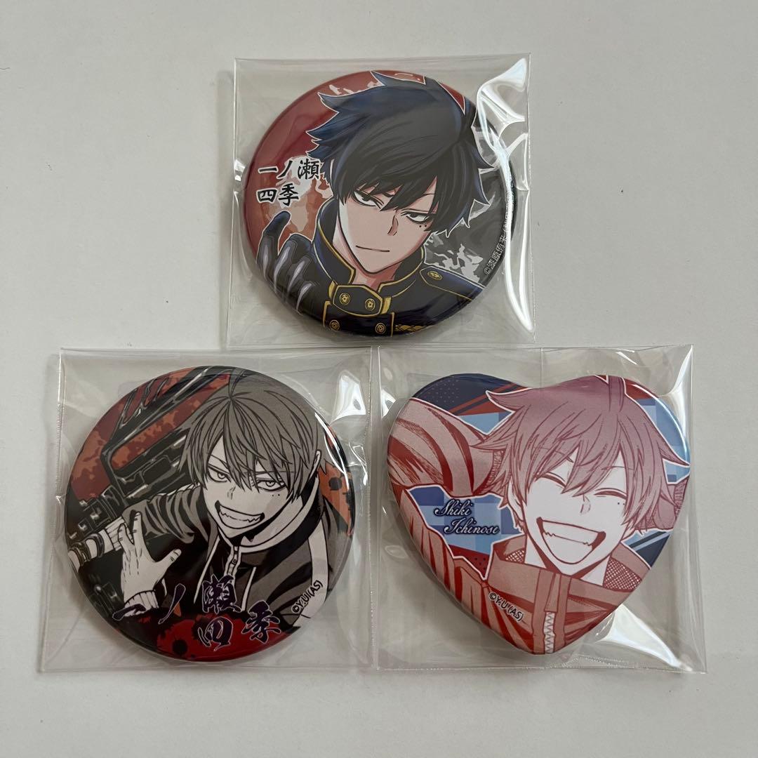 桃源暗鬼 缶バッジ 丸型缶バッジ ハート缶バッジ コミケ C100 一ノ瀬