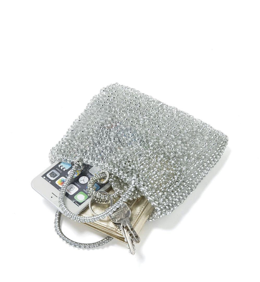 ＼極美品／アンテプリマ ワイヤーバッグ スタンダード ミニアトゥーラ シルバー