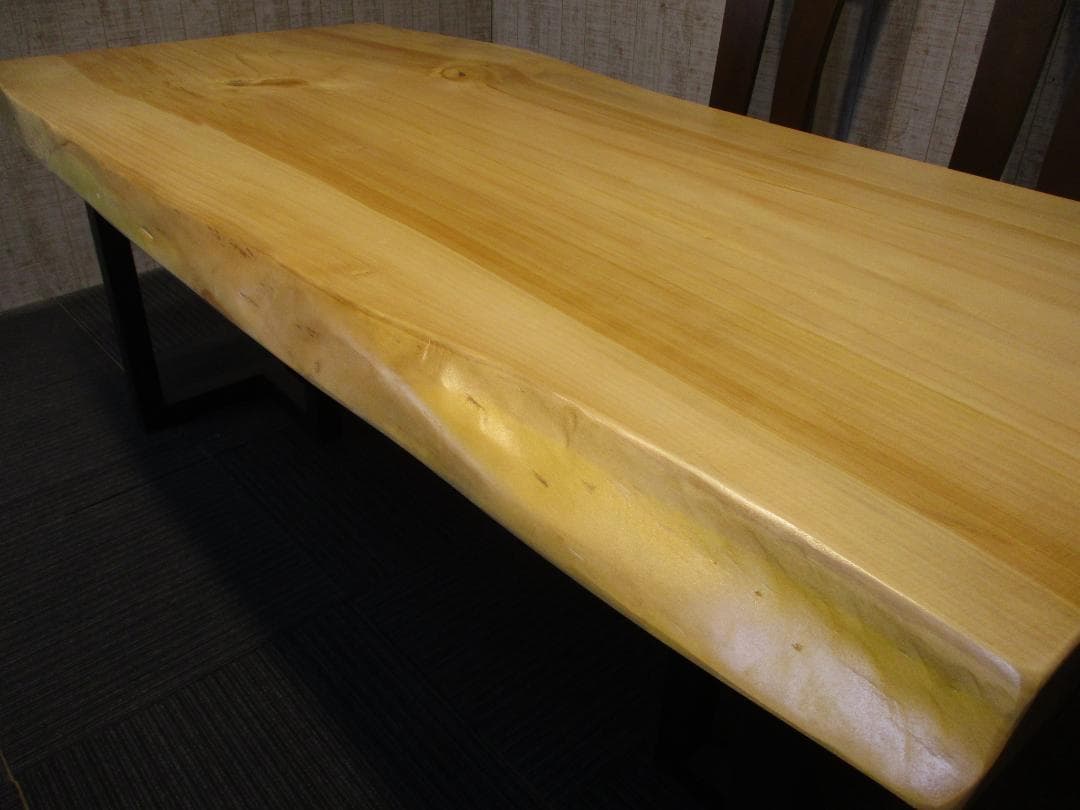 # 1391■　専用　銀杏　イチョウ　テーブル　　ダイニング　座卓　一枚板