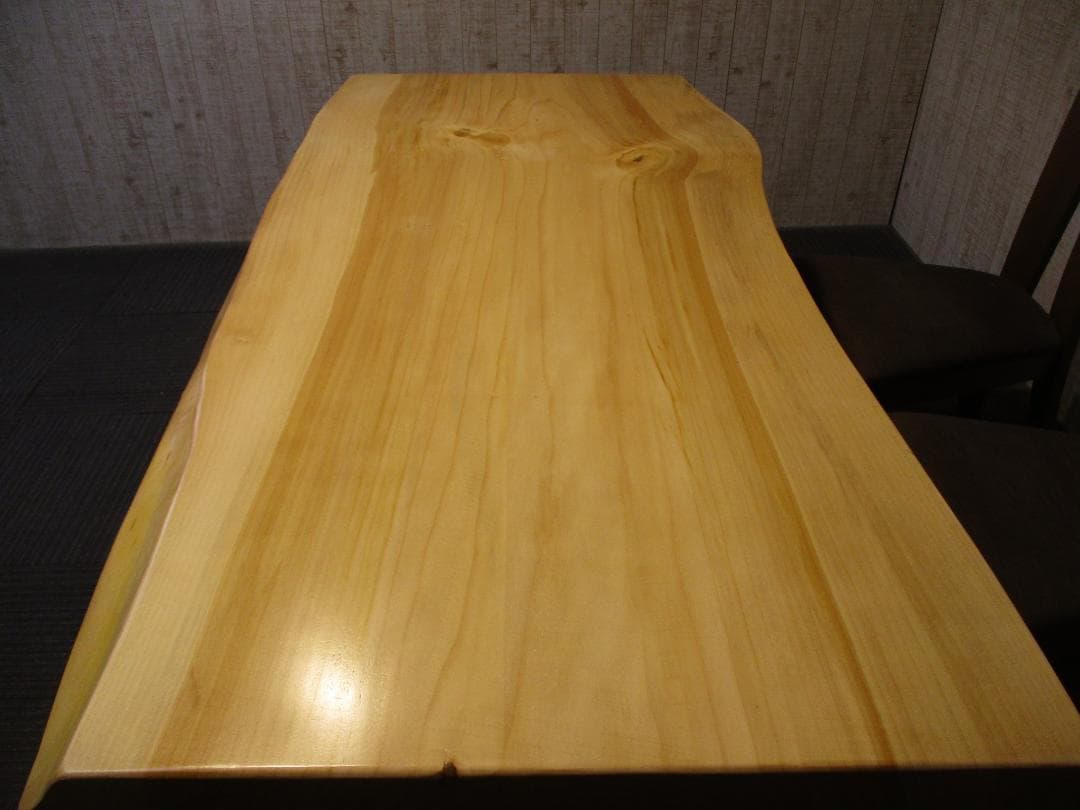 # 1391■　専用　銀杏　イチョウ　テーブル　　ダイニング　座卓　一枚板