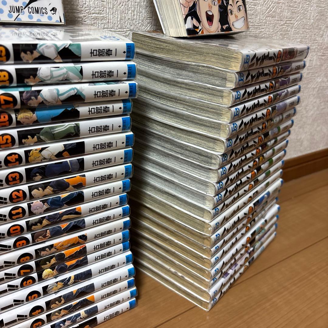 12/15まで値引き!!ハイキュー漫画セット1~38巻＋45巻＋ガイドブック2冊