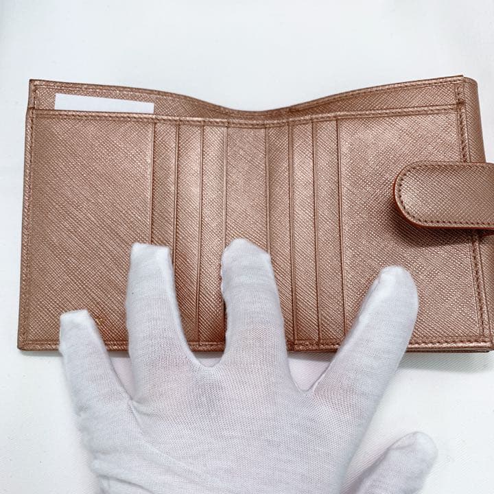 mentai BALLY 財布⭐︎未使用　箱付　折り財布　シャンパンゴールド