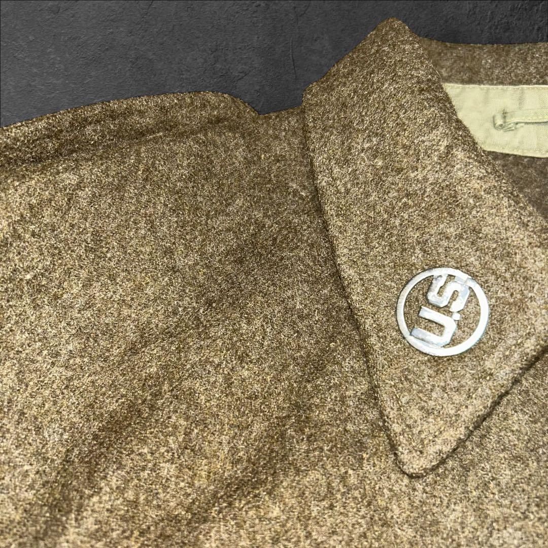 50s British Army ウール地 バトルドレスジャケット US 短丈