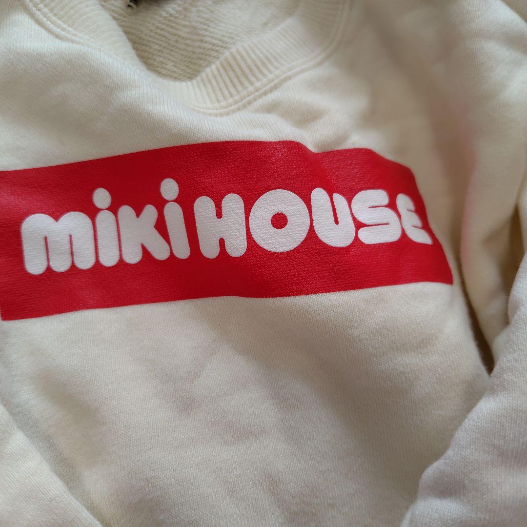 ミキハウス　親子　お揃い　トレーナー　色違い　　 Lサイズ　90　100