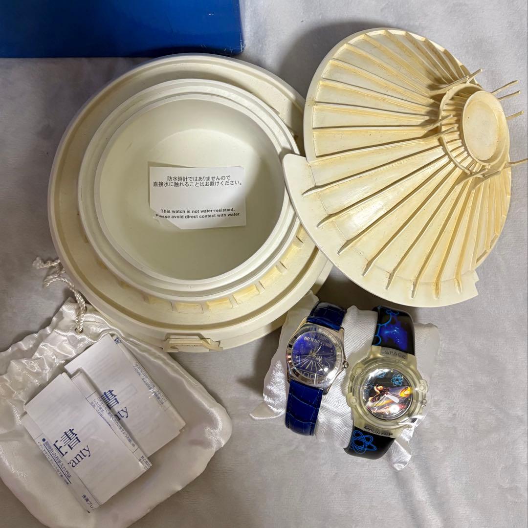 スペースマウンテン フィギュア 腕時計2本付 限定品 TDL 小物入れ