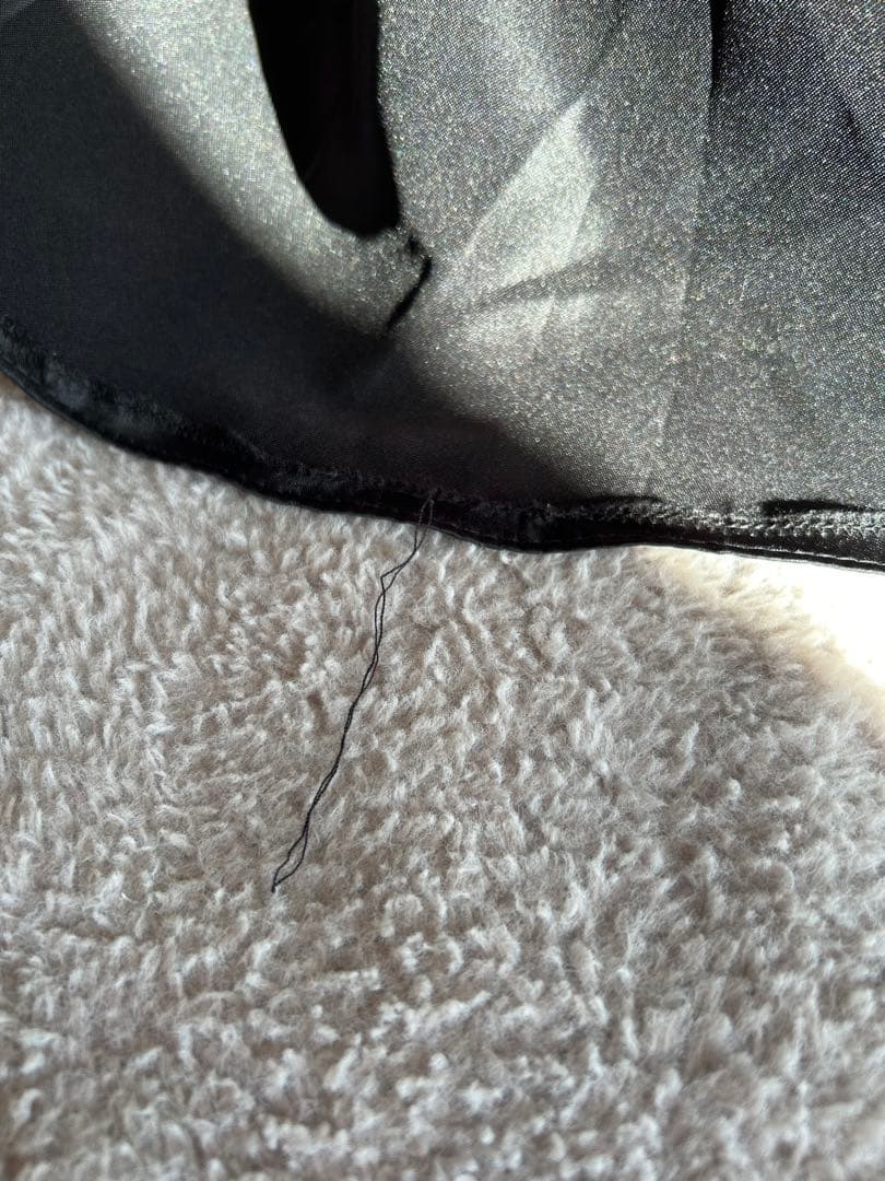 【美品】ディープV ブラックウェディングドレス