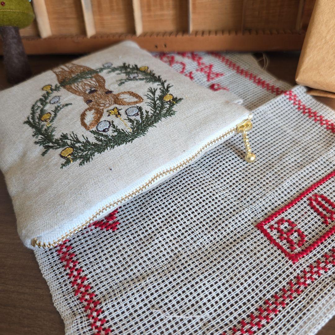 ❁ハンドメイドになります❁ CORAL&TUSK　ポーチ ４点