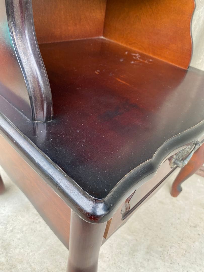 ヒカリ HIKARI 光製作所 チェスト 猫脚 サイドテーブル 電話台