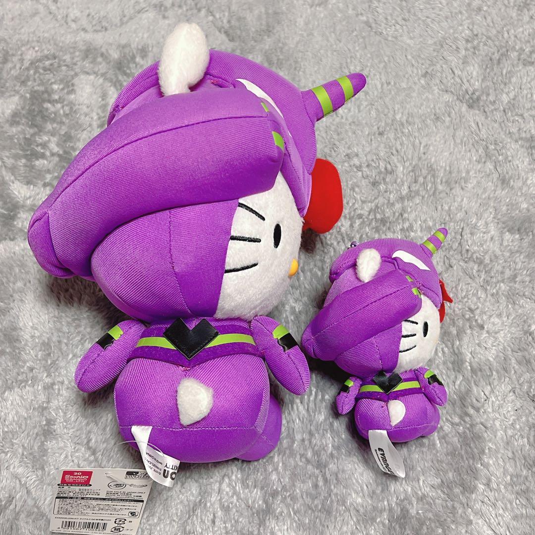 エヴァンゲリオン 初号機 キティ ぬいぐるみ 2点セット レア