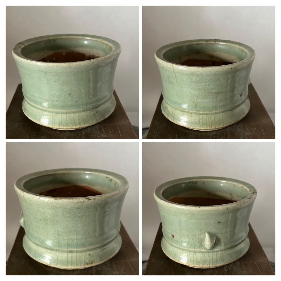 古美術・青磁香炉；XG—-0022