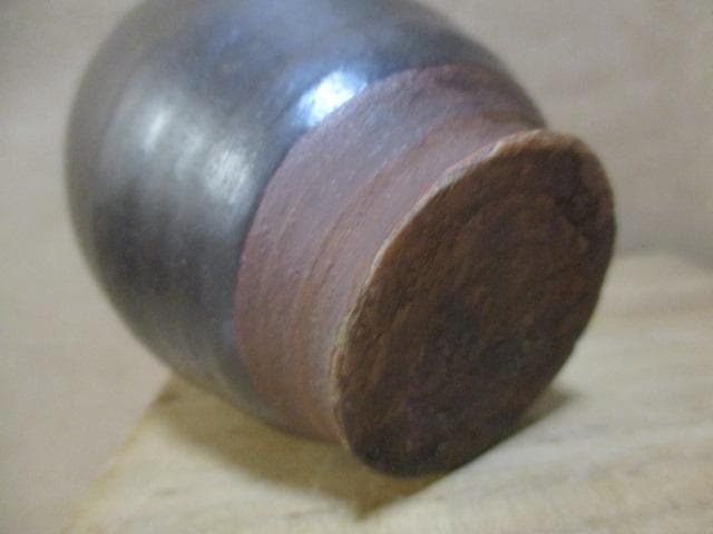 唐物　肩衝双耳茶入　I34-2