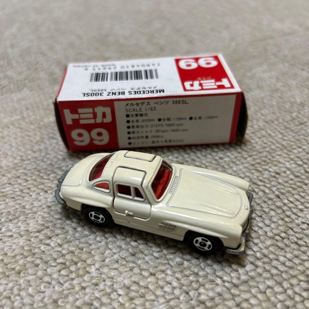 日本製トミカ赤箱 メルセデス・ベンツ 300SL 1/63