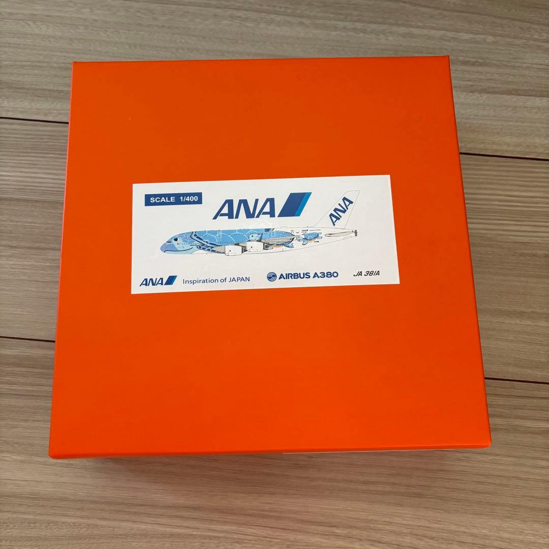 レア 希少 ANA A380 JA381A 1/400模型