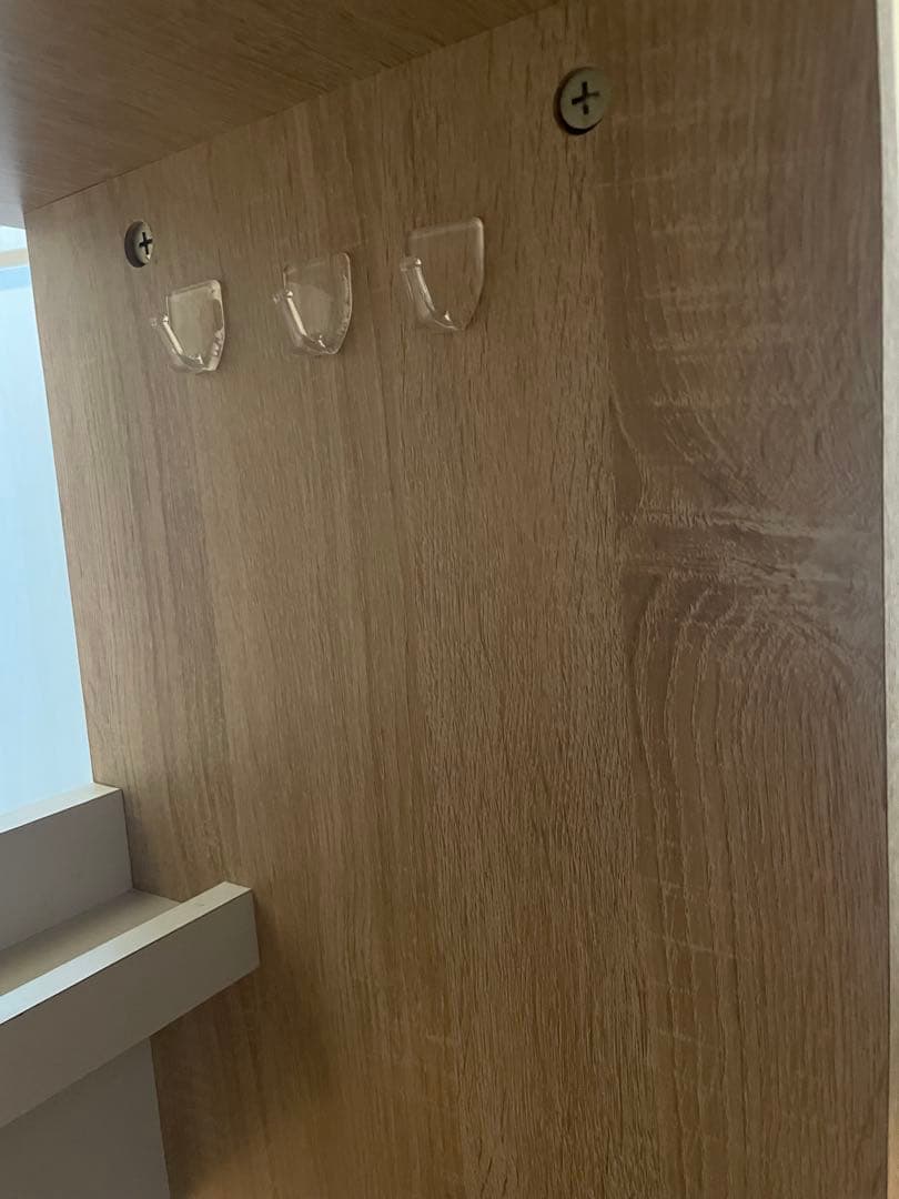 【美品】LOWYA L字型デスク　100㎝収納棚付き