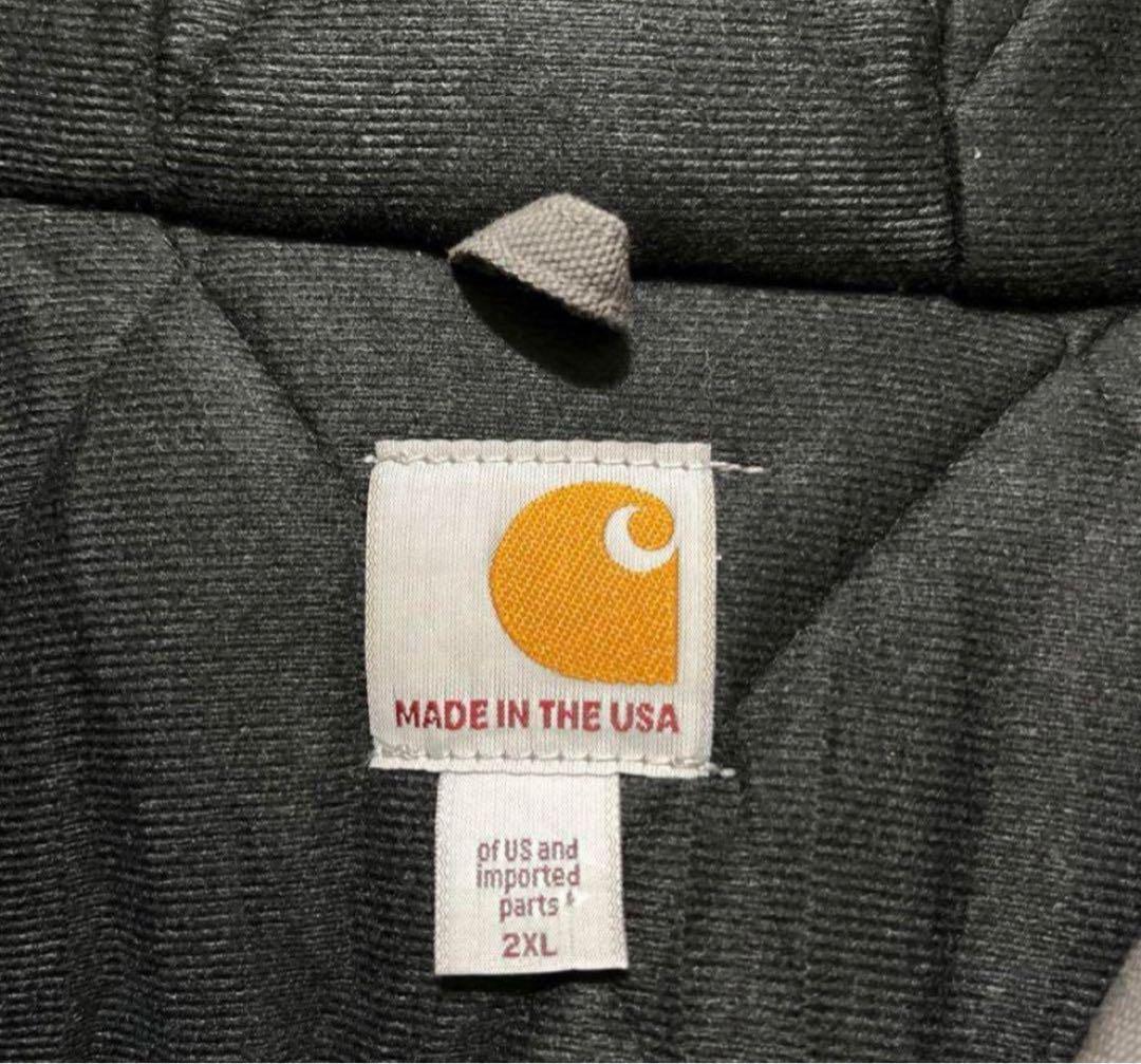 Carhartt ダックパーカー ジャケット グレー オーバーサイズ カーハート