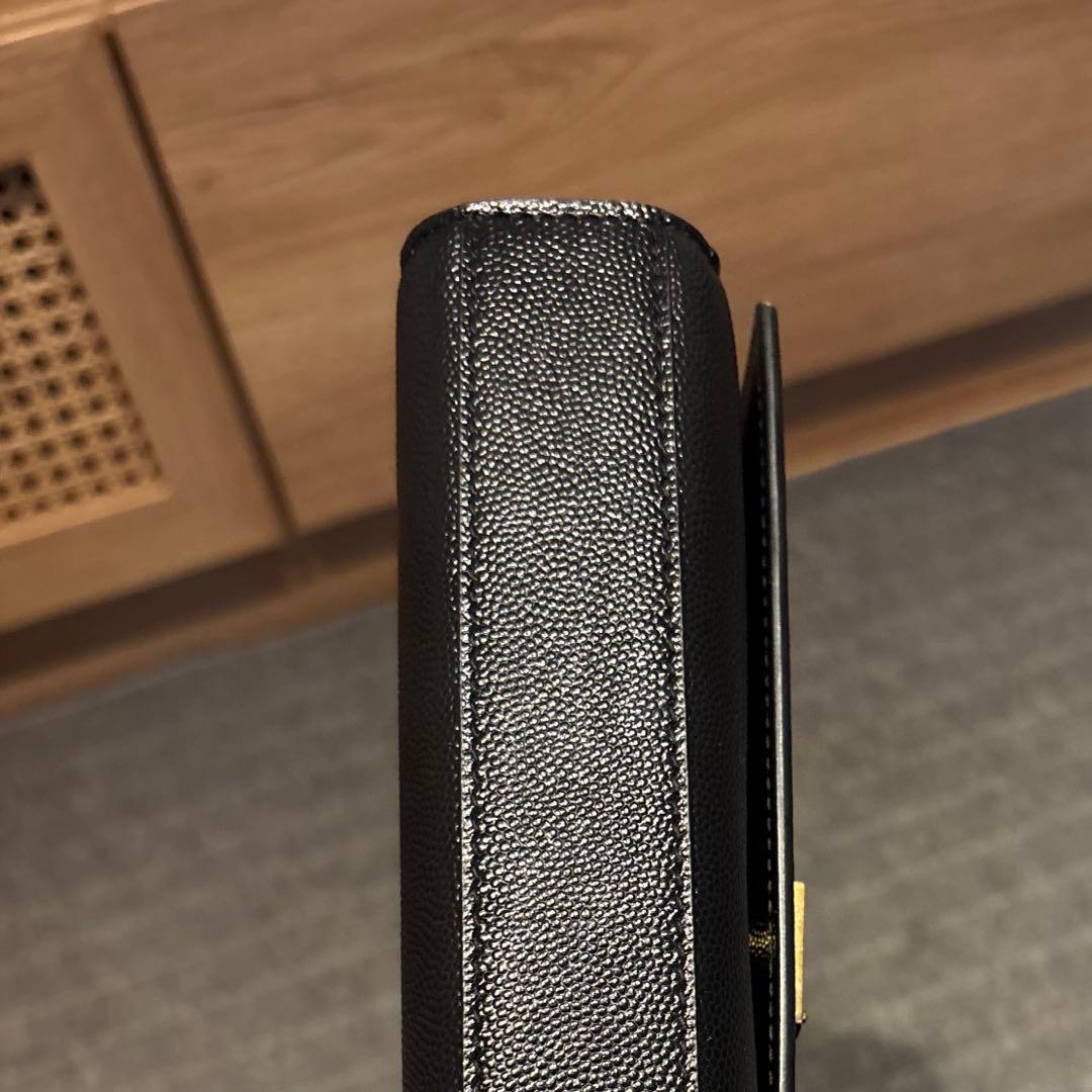 美品　YSL ブラック ショルダーバッグ　サンローラン　卒園式