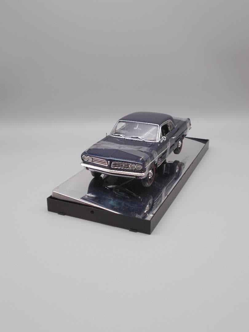 自動車 1963 Pontiac Lemans Coupe 1/18 Highway 61 1 18 Diecast 1963 Pontiac Lemans Coupe Dark Blue ERTL