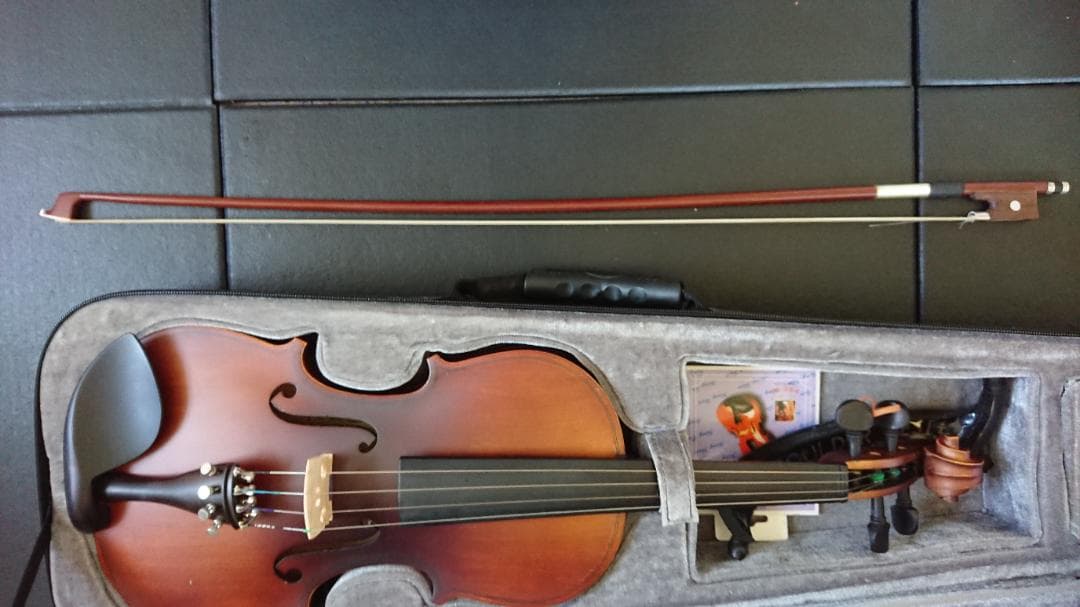 バイオリン　セット　Hallstatt V-12 ハルシュタット 肩当て付き