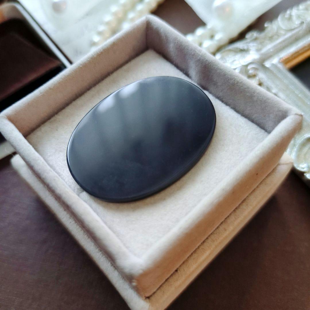 ドイツ CAMEO ストーン メノウ カメオ ルース 猫 メインクーン ブローチ