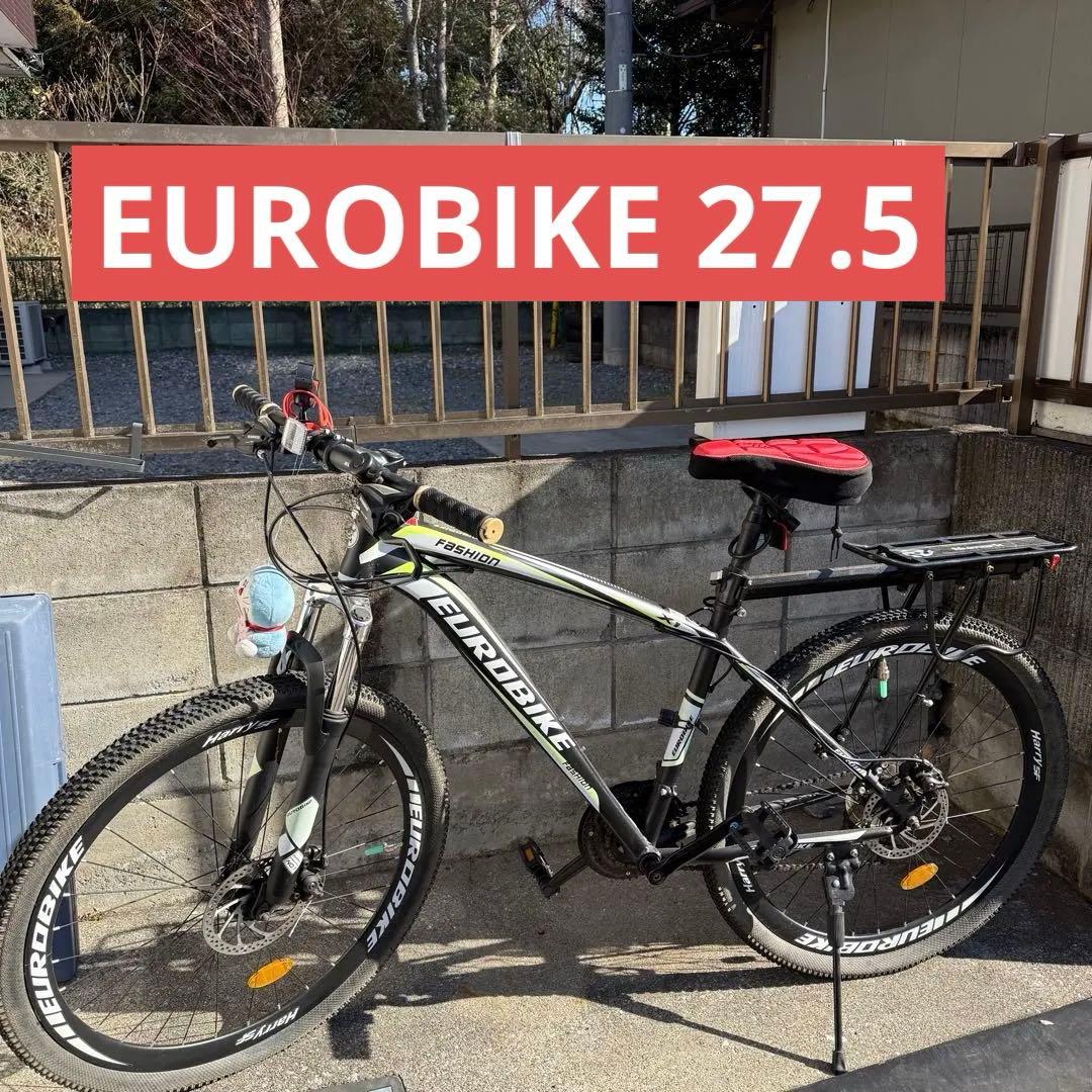 【引取/関東配送可】EUROBIKEマウンテンバイク 27.5インチ 21段変速 マウンテンバイク MTB 送料無料 27.5インチ 18段変速 自転車 : BMX