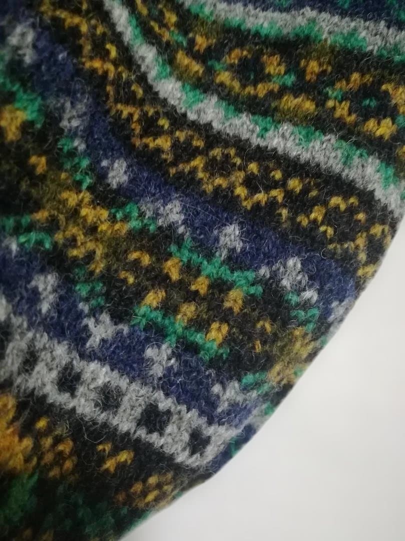 45R フェアアイルニットのネックウォーマー スヌード ウール