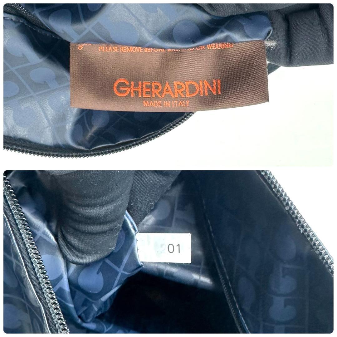 GHERARDINI ゲラルディーニ ソフティ 軽量 ショルダーバッグ ネイビー