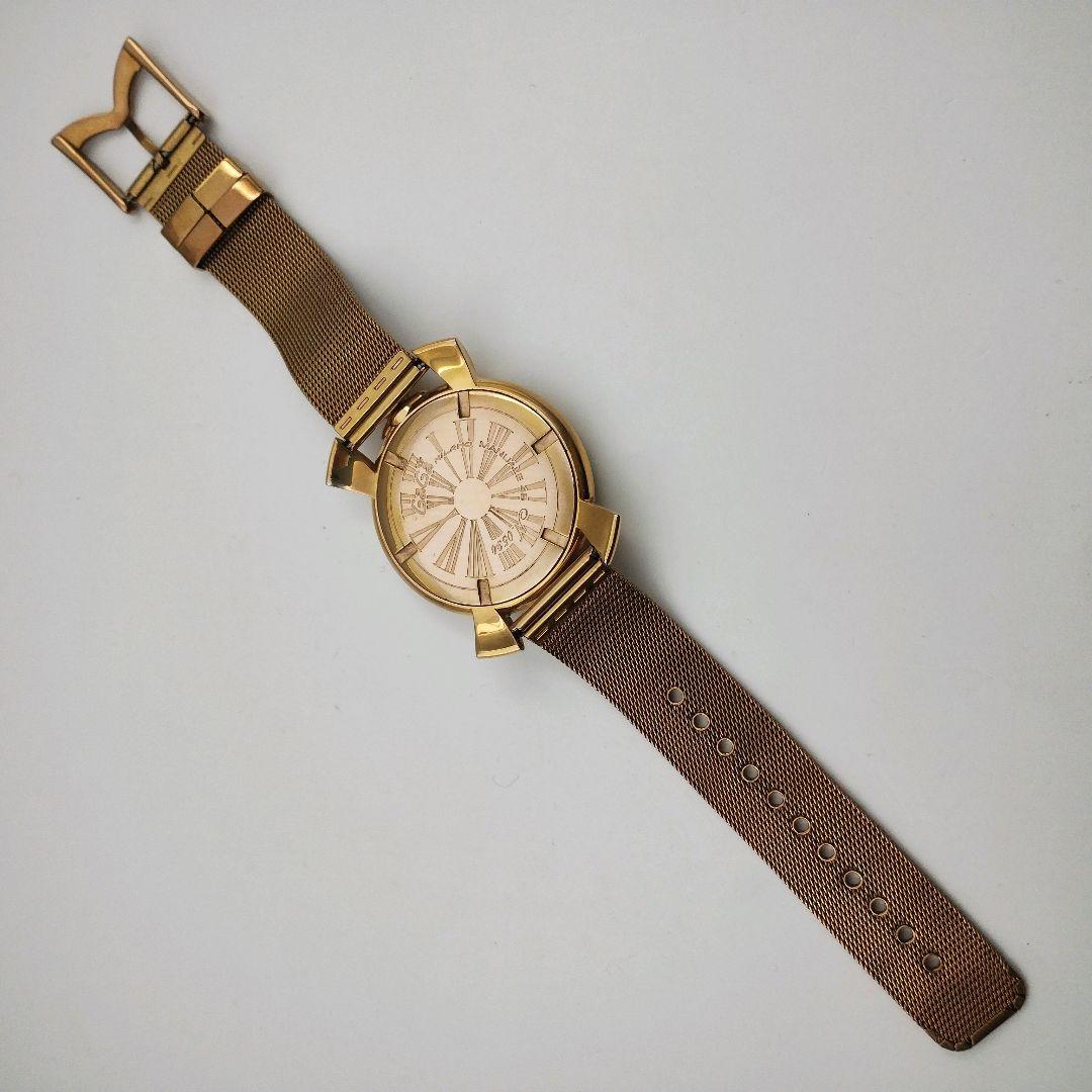 【稼働品】GaGa MILANO ガガミラノ マヌアーレ スリム46 腕時計