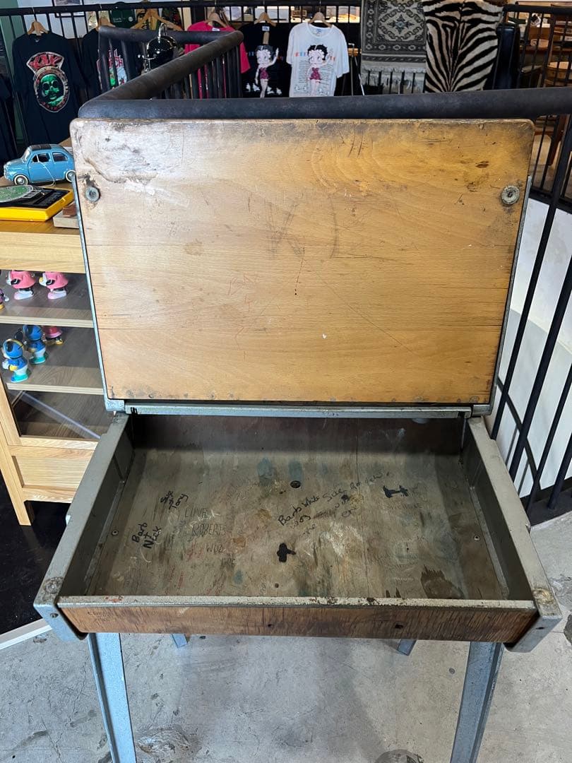 ESAVIAN イギリス スクールデスク【推定50s-60s】