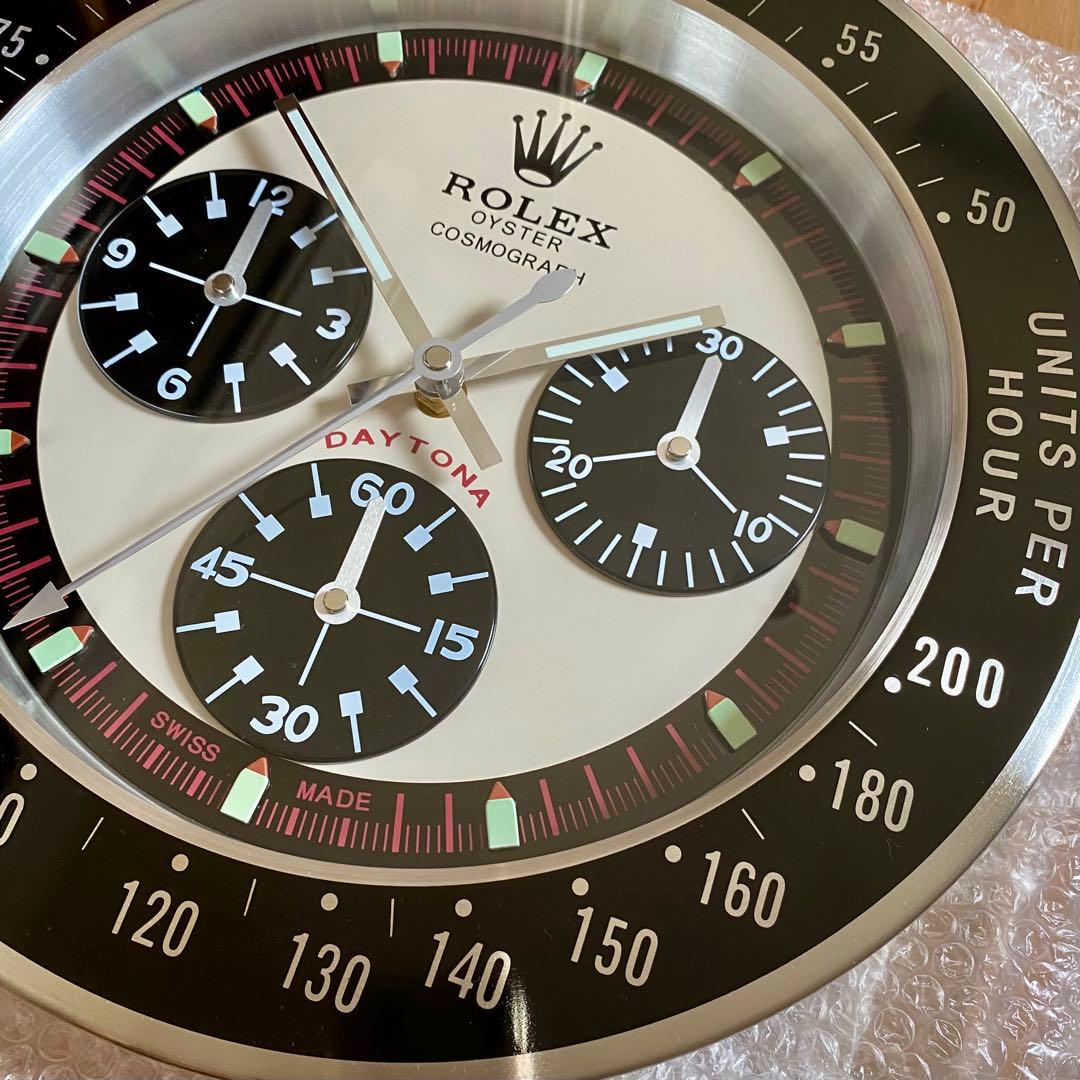 新品未使用　デイトナ　コスモグラフ　掛け時計　非売品　ポール