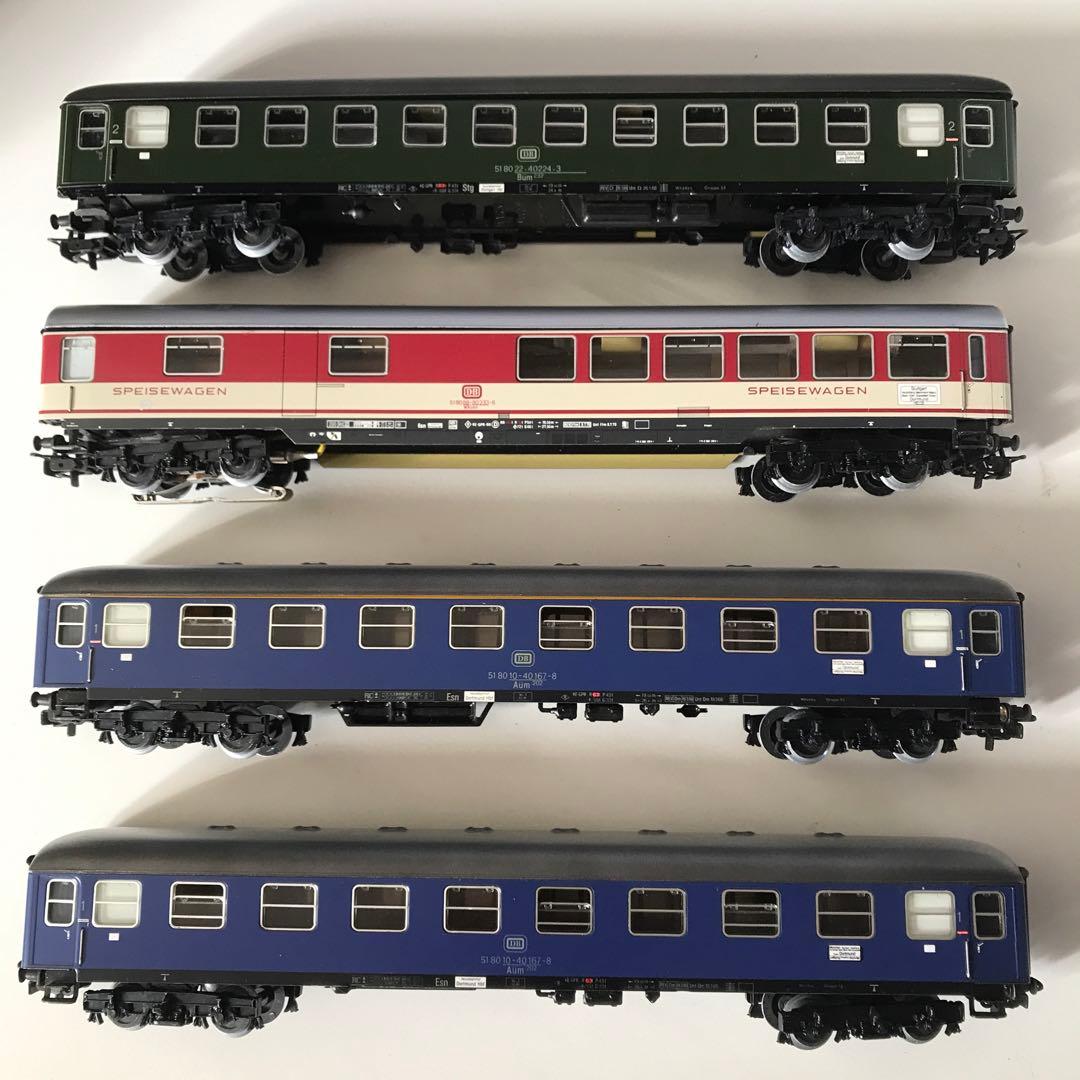 メルクリン HO 4051 4052 4054 急行列車用客車 元箱付 ブリキ製