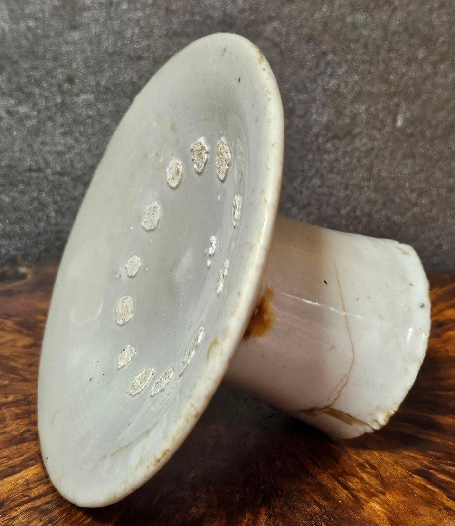 李氏朝鮮時代　李朝白磁　高台皿　台皿　祭器　高坏　李朝白磁皿　李朝堅手　李朝工芸