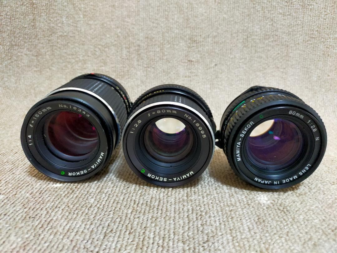 mamiya 645 中判カメラ＆レンズ ジャンクセット