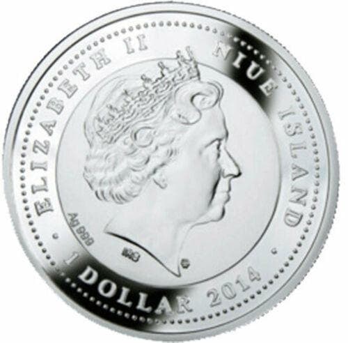 ニウエ　2014年　$1　@4-37