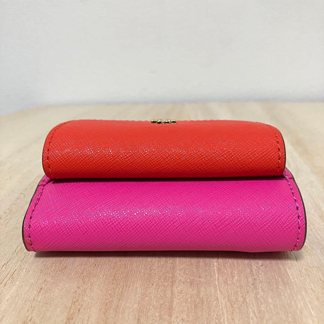 新品✨トリーバーチ✨三つ折り財布✨エマーソン✨カラーブロック