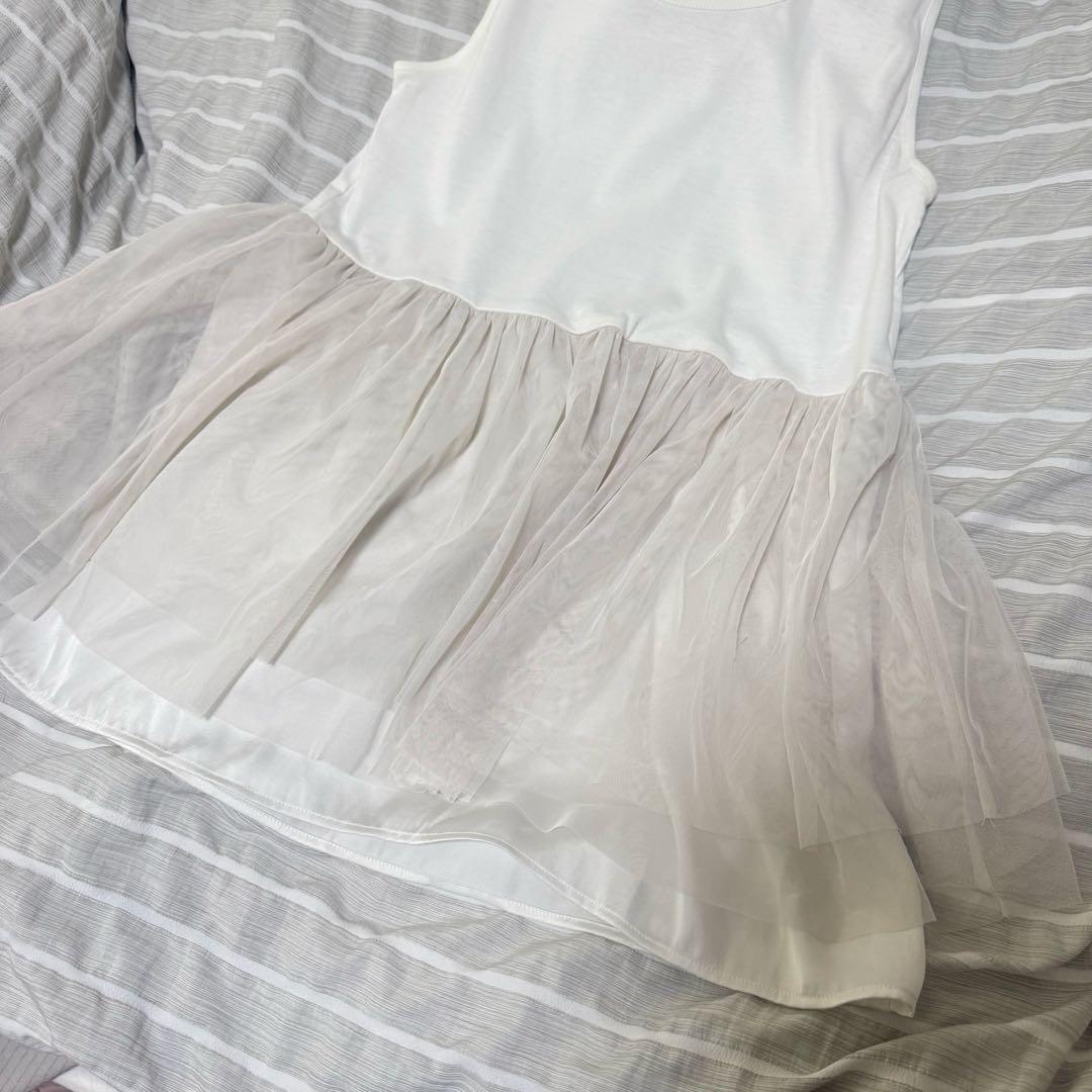 【未使用】ビアズリー beardsley 重ね着 チュチュタンク チュール