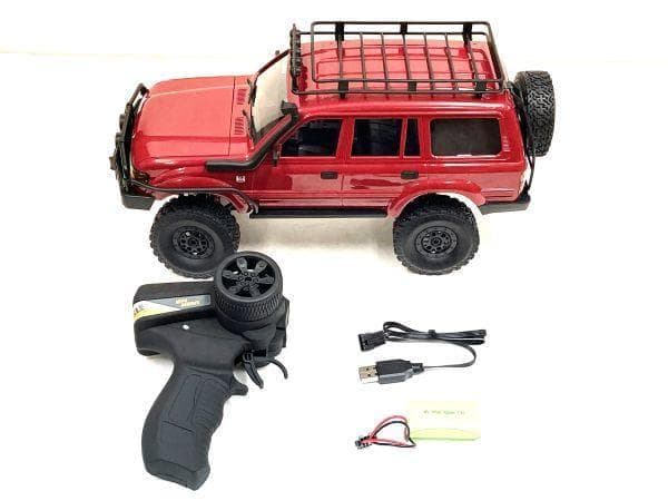 WPL C54-1 1/16 ランドクルーザー LC80タイプラジコン 赤 技適