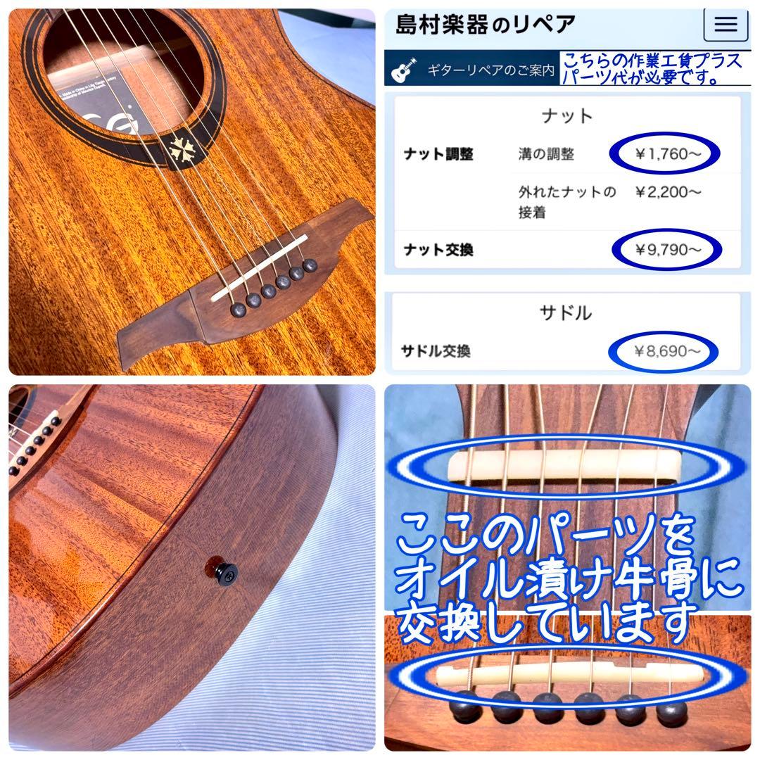 牛骨☆希少】 LAG GUITARS T98A ※日本未発売モデル - ギターお 手頃 価格