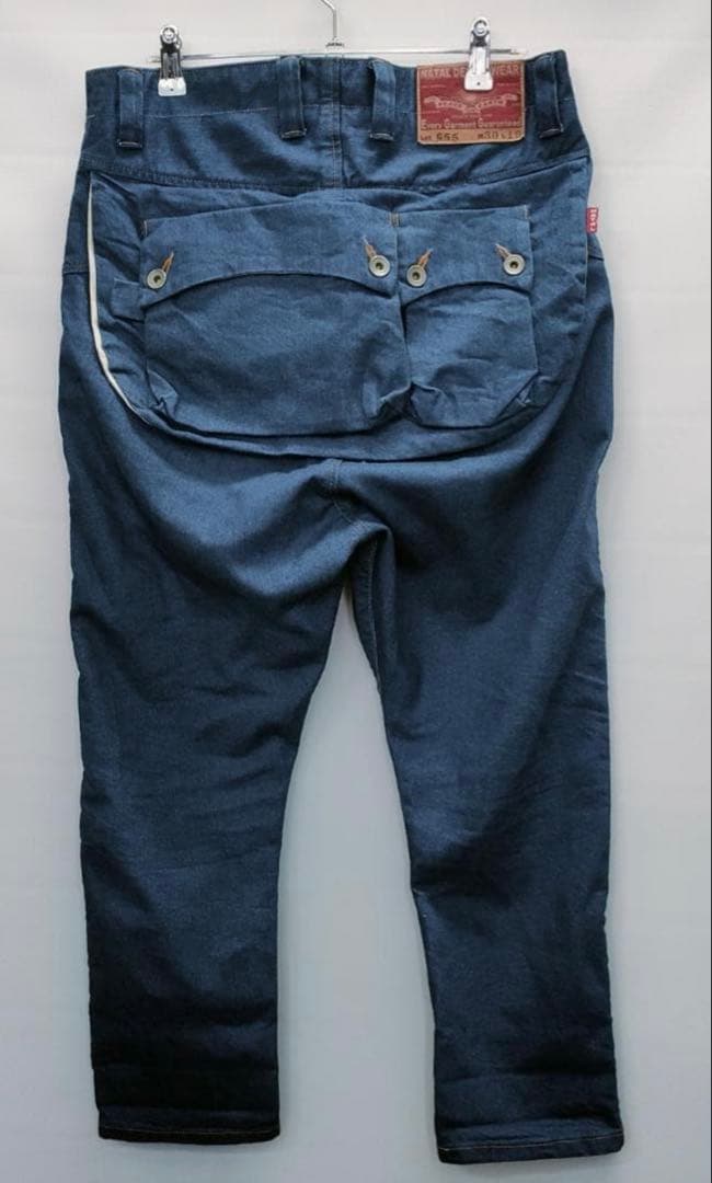 サイズ：30×19　NATAL DESIGN　G55　サルエル フラップデニム